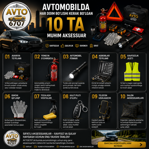 AVTO6707 avtomobil aksessuarlari