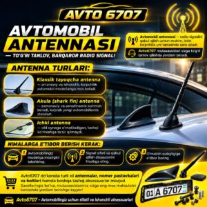 🚗 Avtomobilda har doim bo‘lishi kerak bo‘lgan 10 ta muhim aksessuar