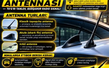 To’g’ri avto antenna qanday tanlanadi?