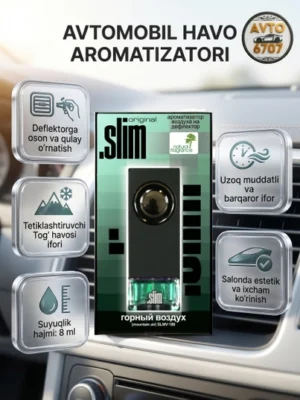 avtomobil-aromatizatori-slim-deflektor-uchun